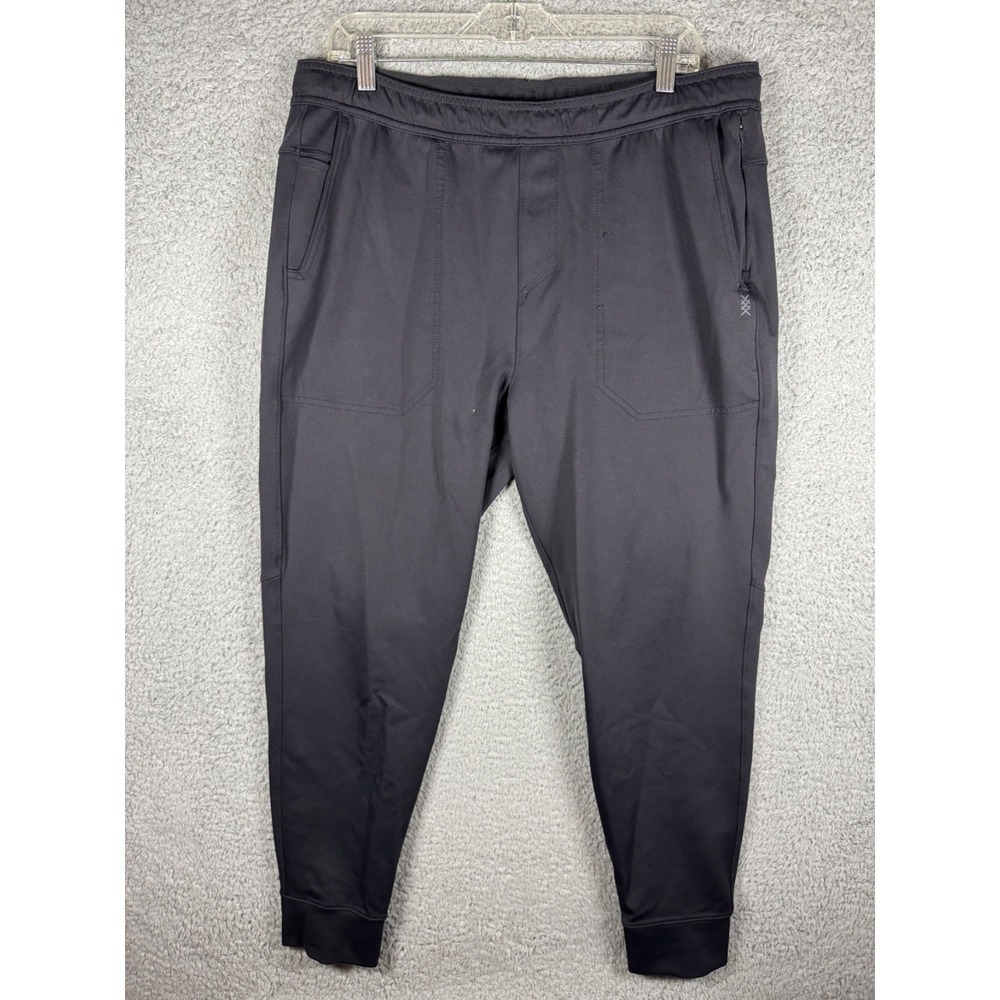 Rhone Pants Men's Large Black Performance Joggers Stretch Athletic‎ Tech